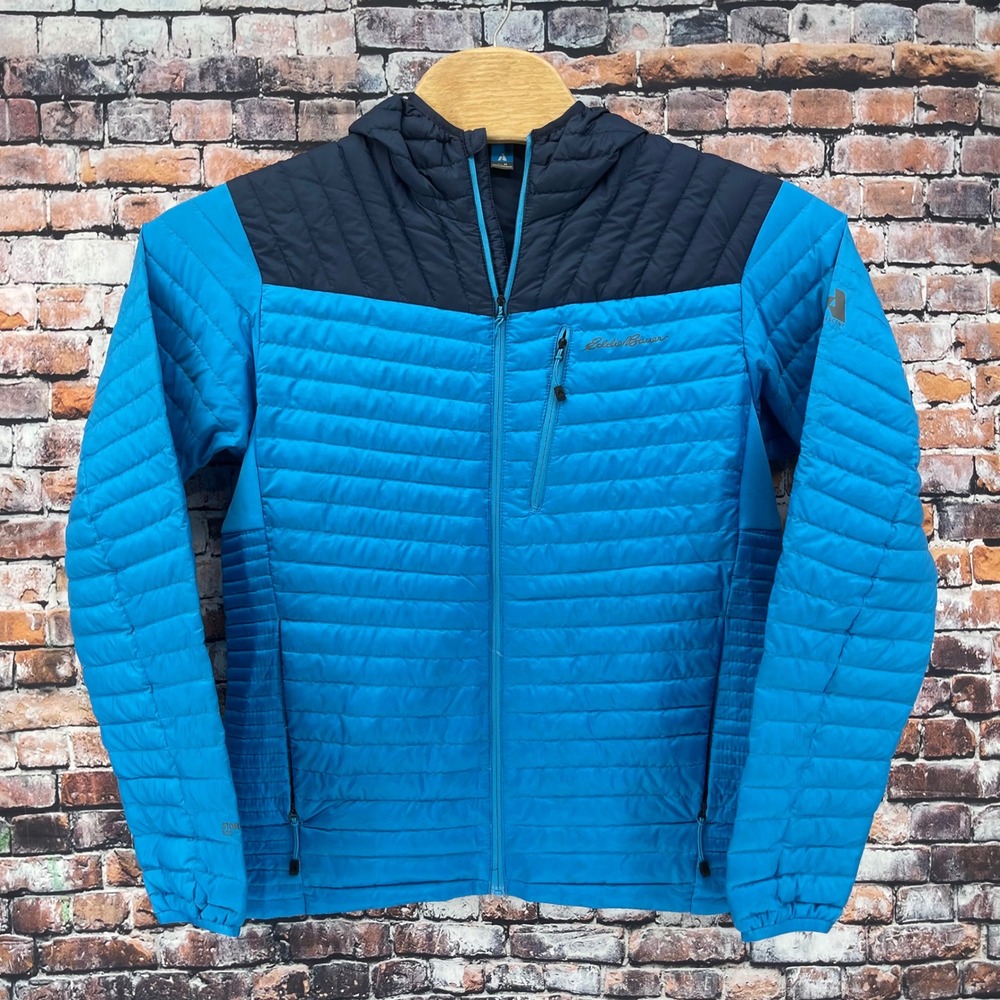 Eddie Bauer First Ascent Ignitelite Hybrid Jacket Mens M 800 Goose Down Hooded